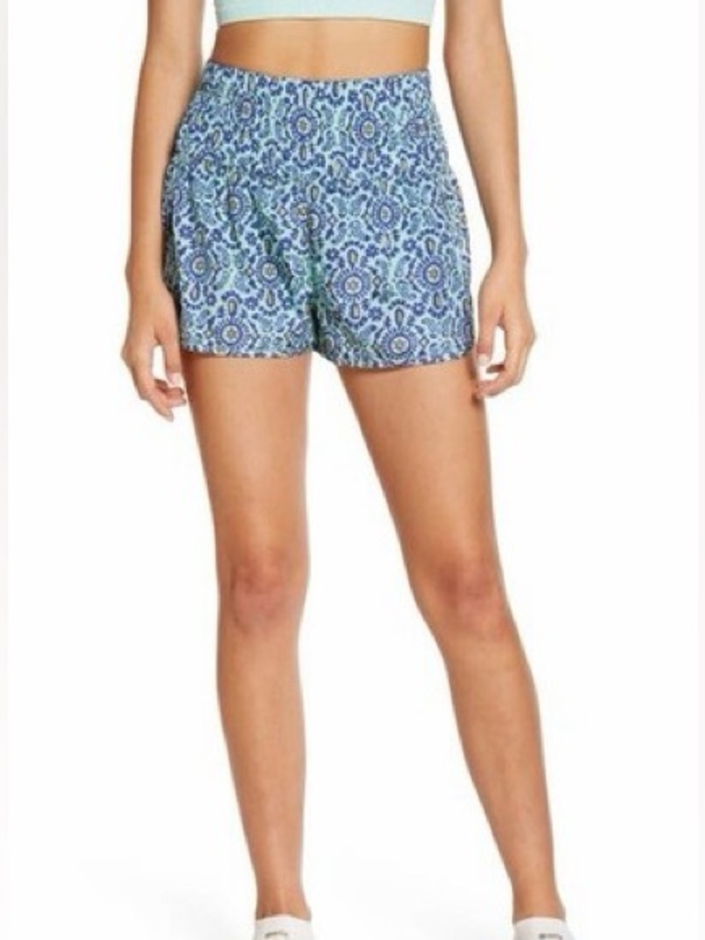 FP Movement Free People The Way Home Printed High-Rise Shorts Women’s XS